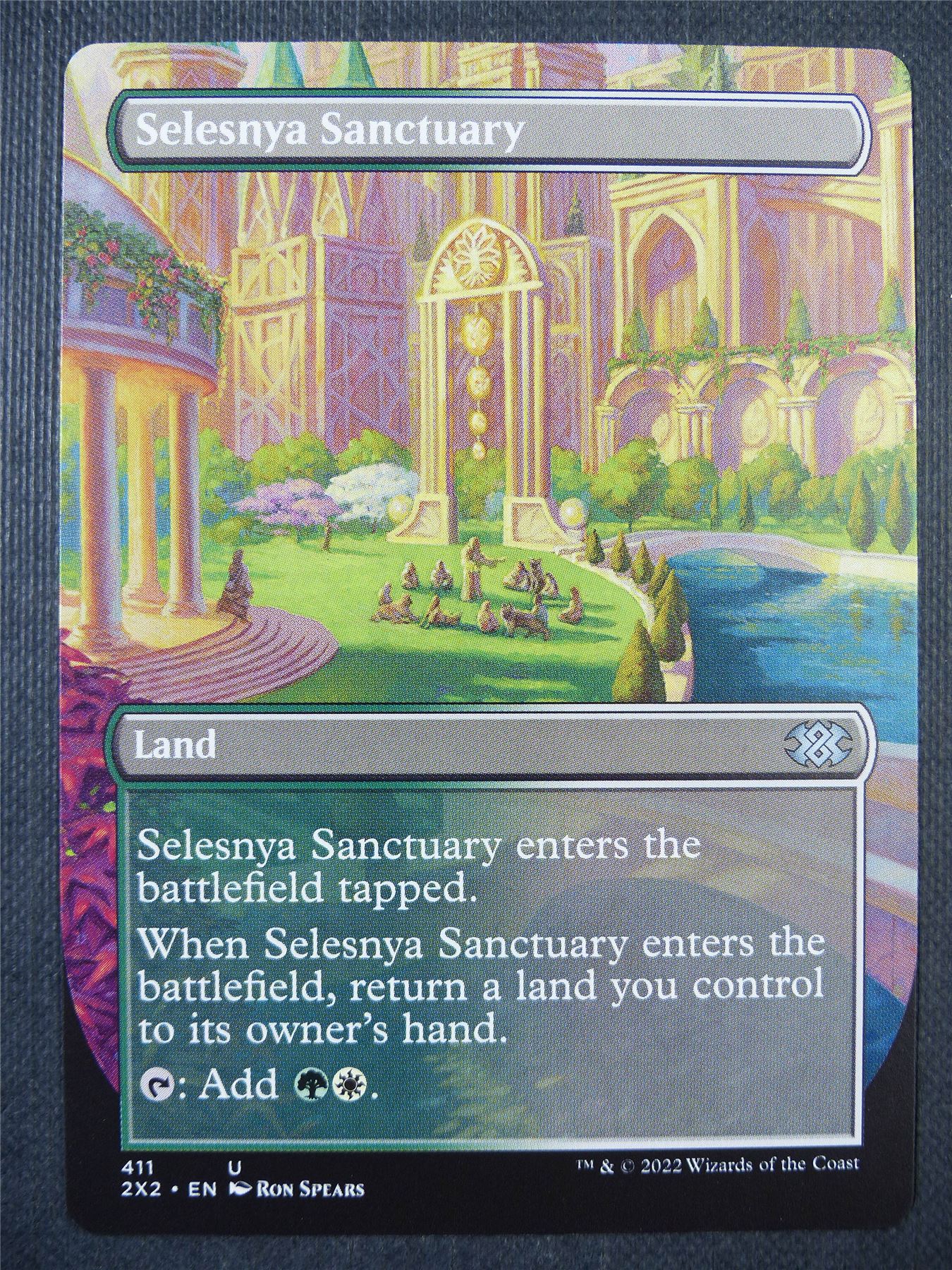 Selesnya Sanctuary Borderless - Double Masters 2022 - Mtg Card #6S4