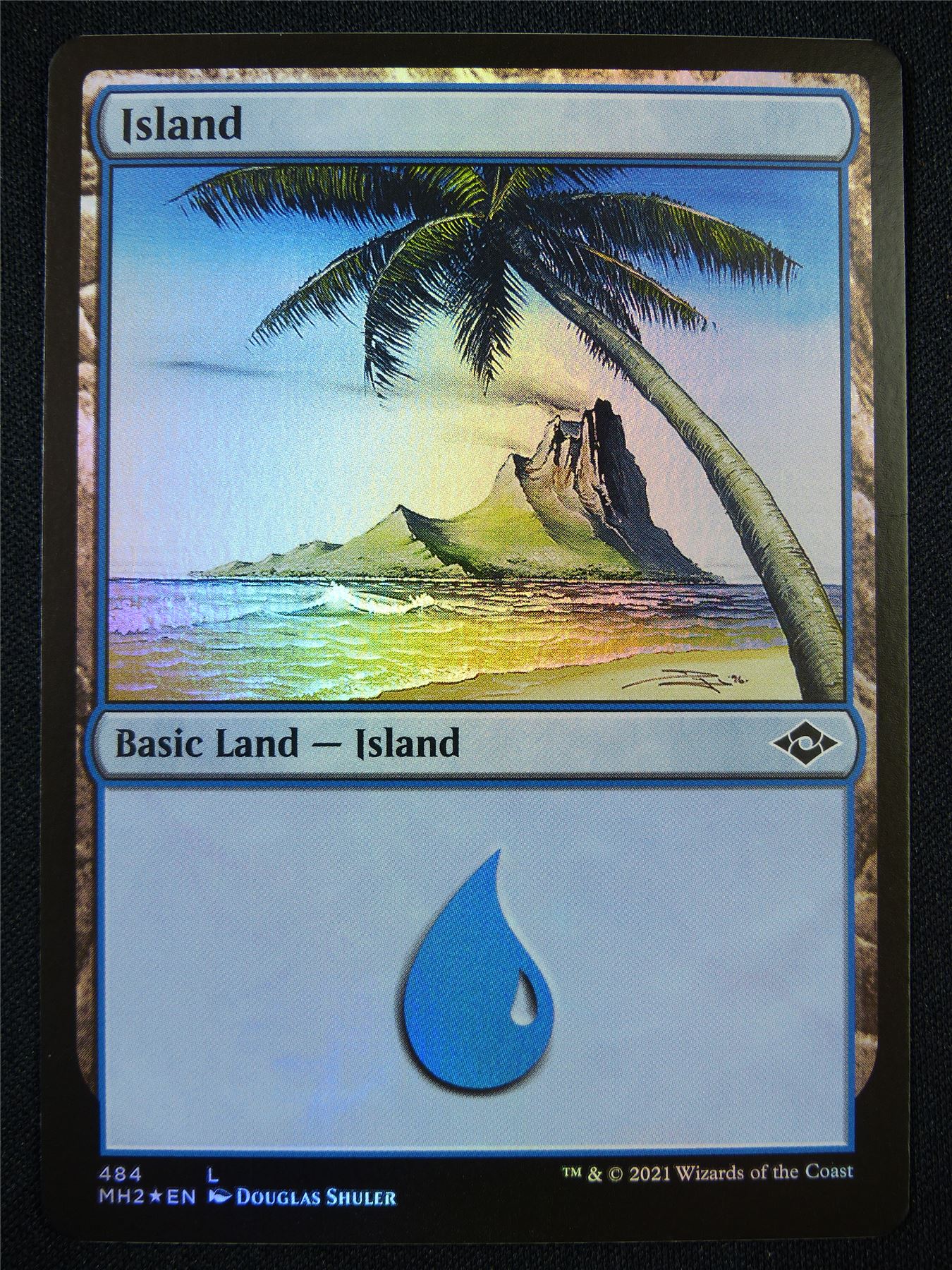 Island 484 Foil - Mtg Card #22E