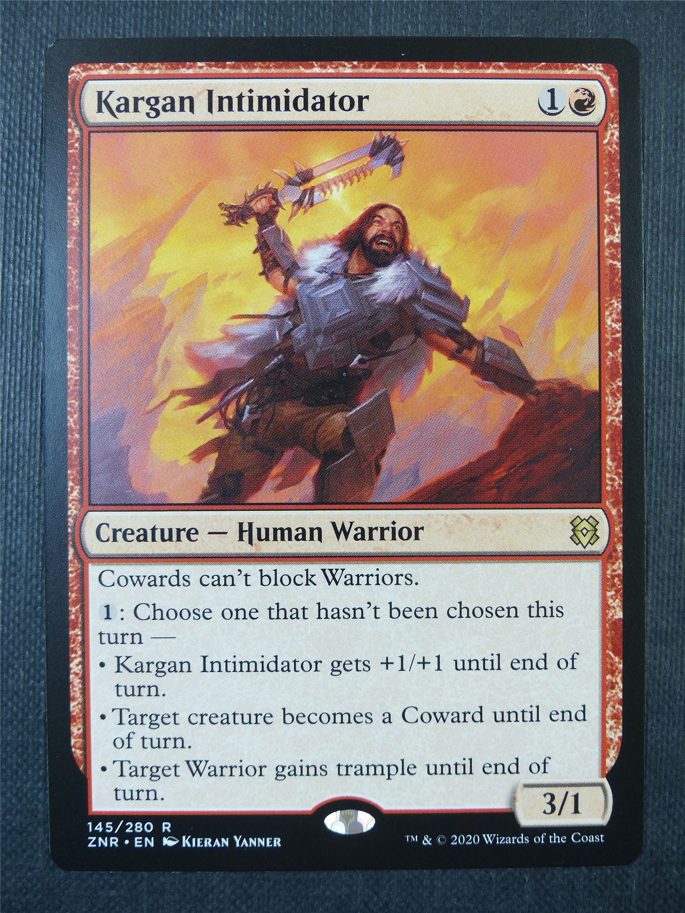 Kargan Intimidiator - Mtg Card #8S9