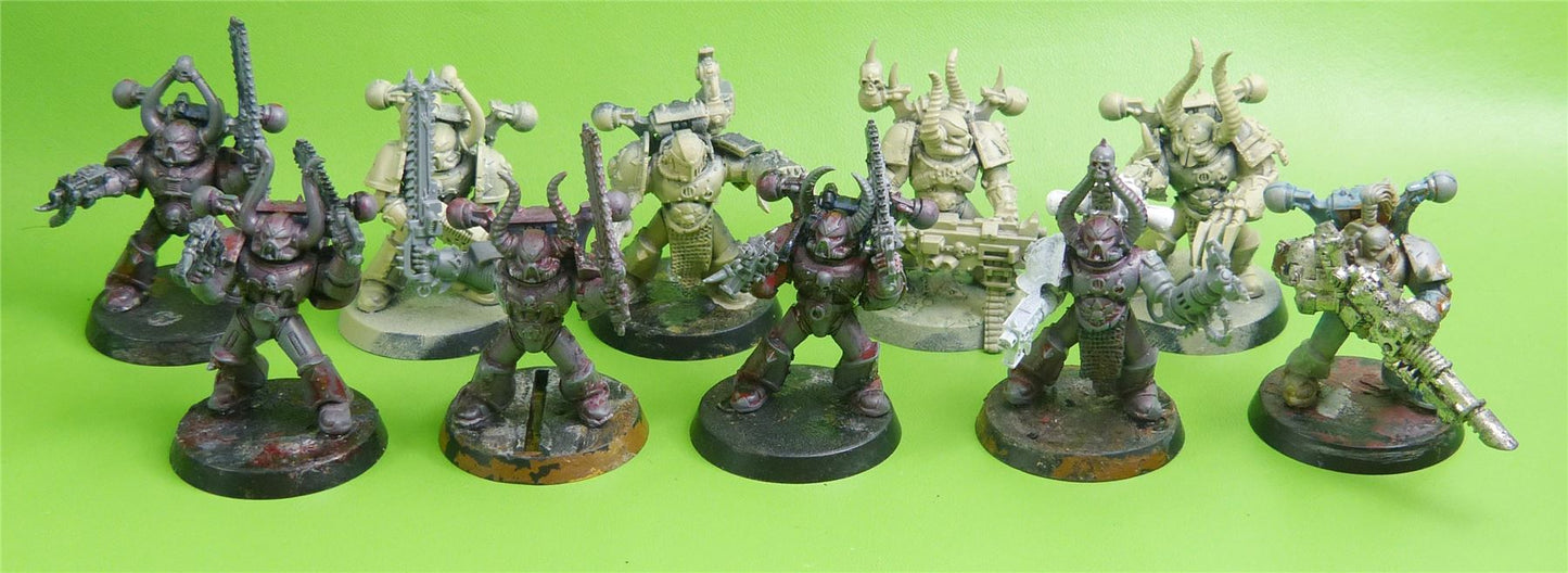 Chaos Space Marine Squad - Warhammer AoS 40k #4NL