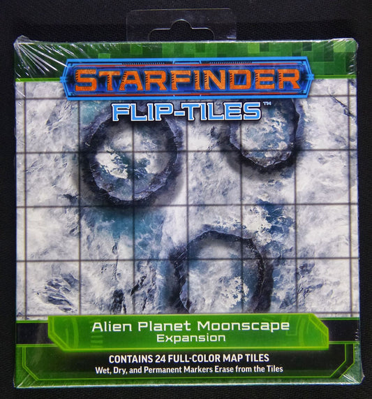 Starfinder - Flip Tiles - Alien Planet Moonscape Expansion - Roleplay - RPG #13H