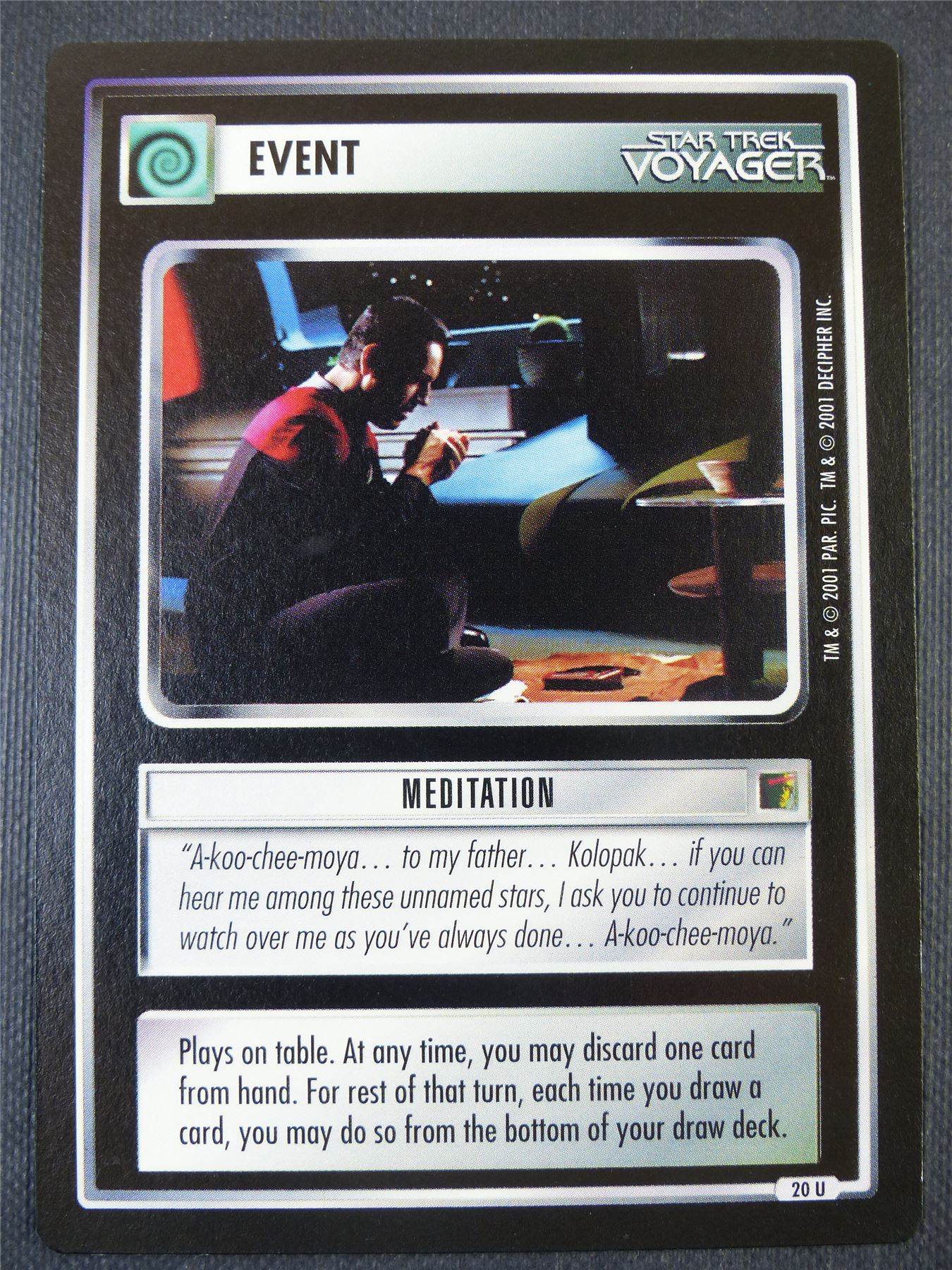 Meditation - Voyager - Star Trek Card #66C