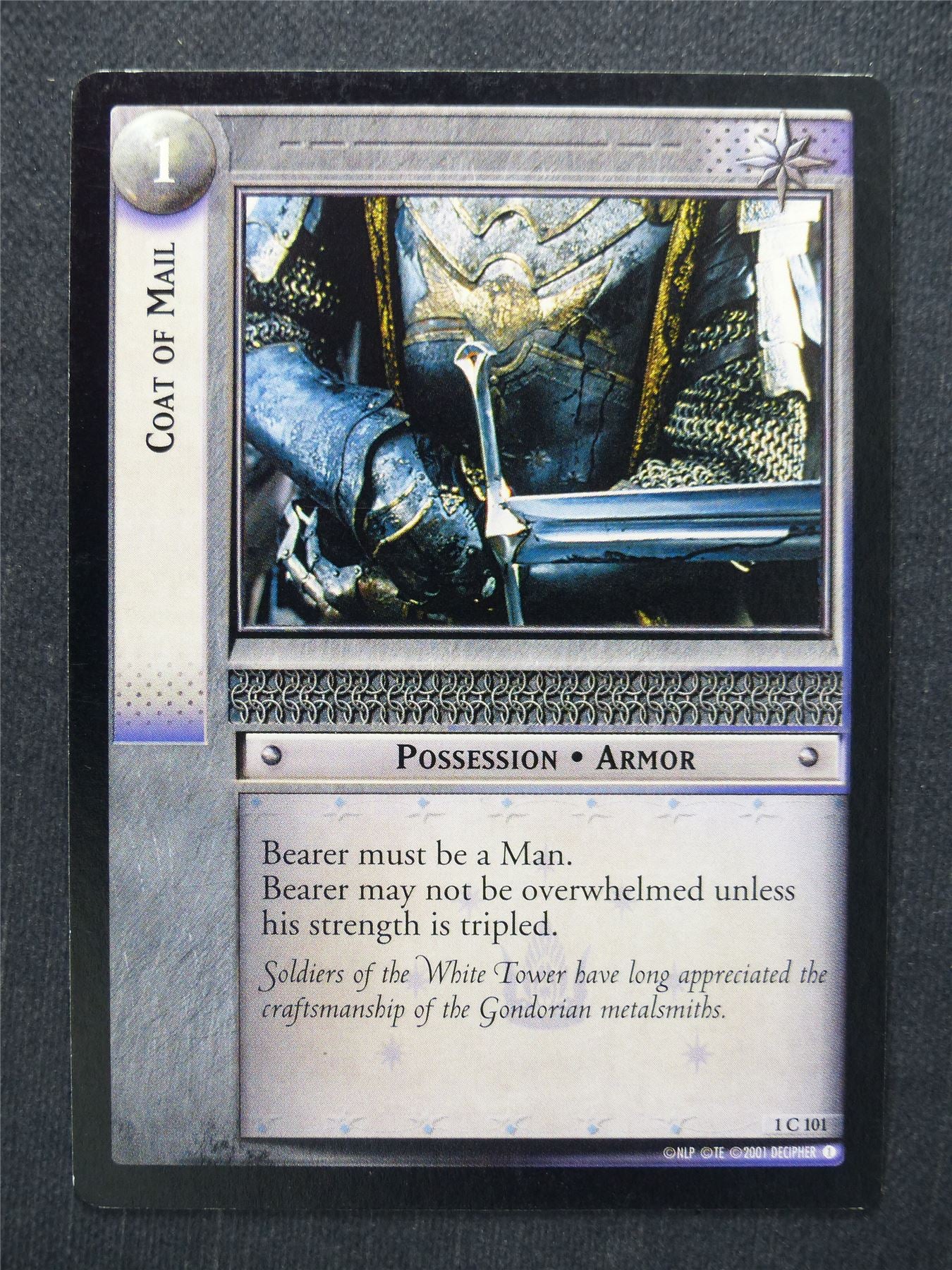 Coat of Mail 1 C 101 - LotR Cards #OZ