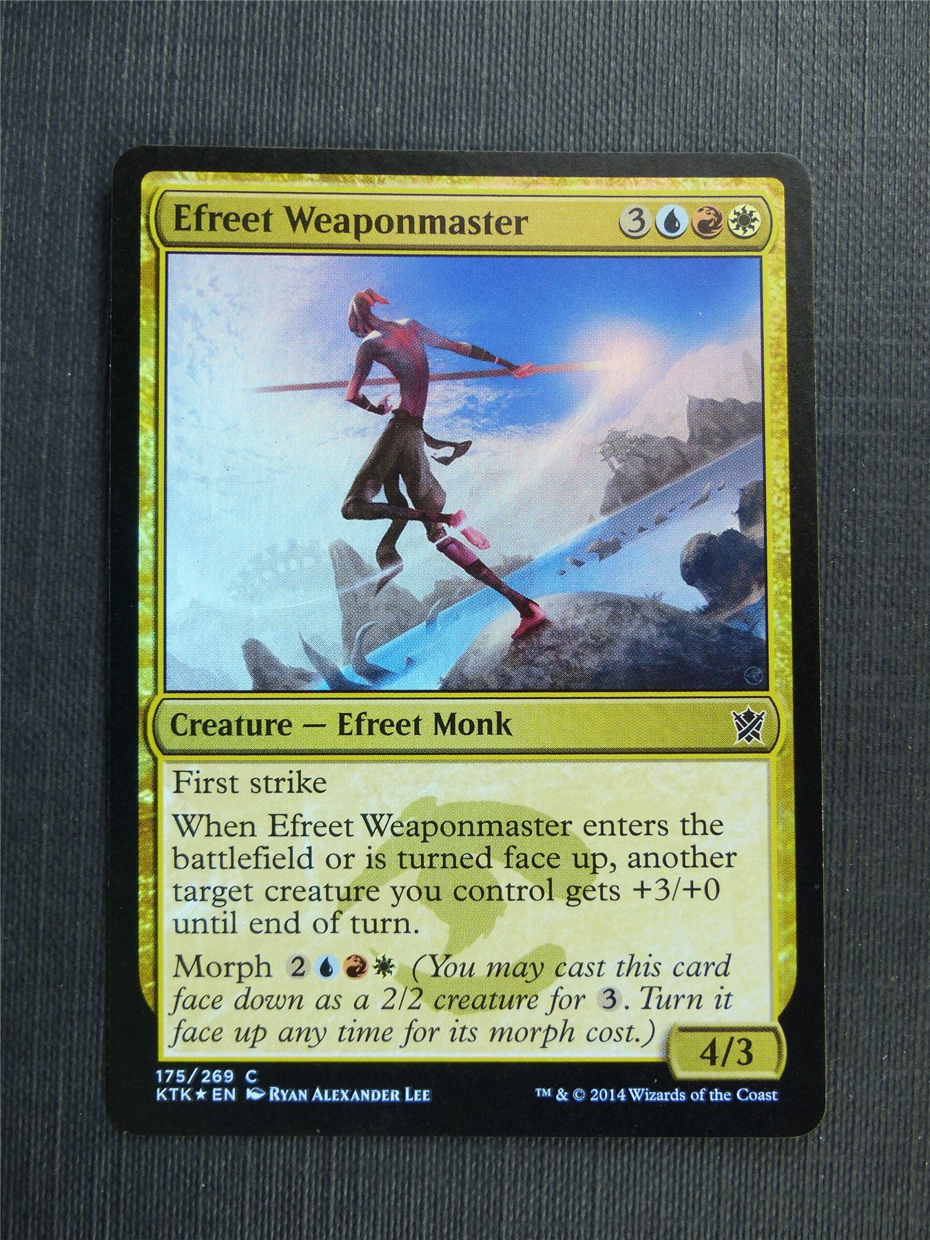 Efreet Weaponmaster Foil - Mtg Magic Cards #5AE