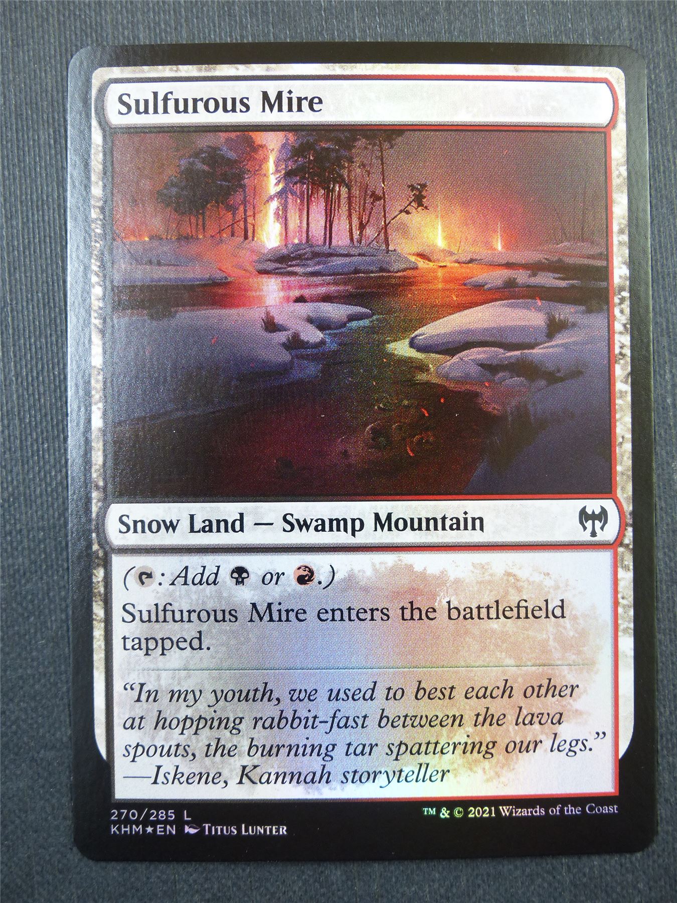 Sulfurous Mire Foil - Mtg Card #4B6