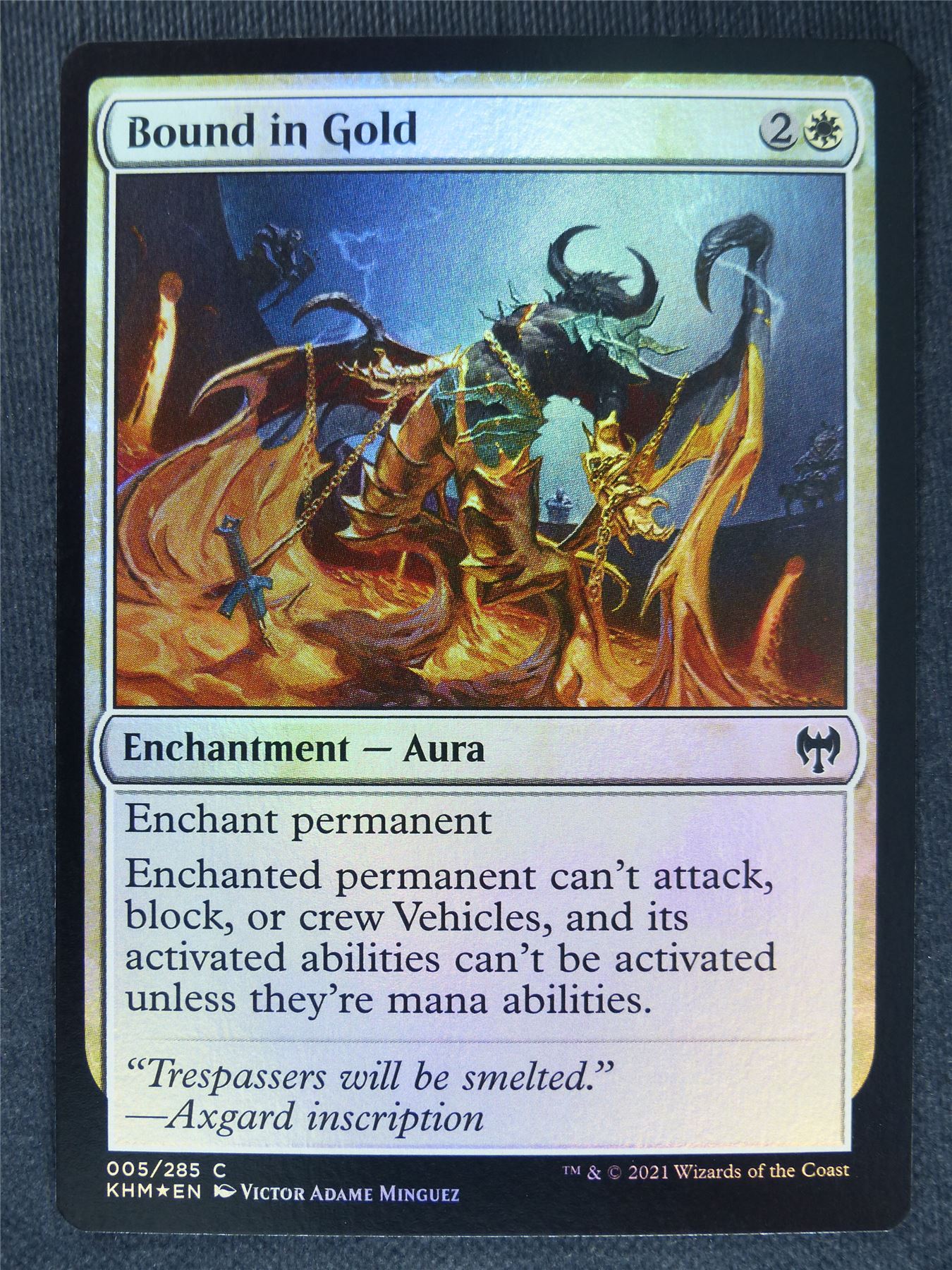 Bound in Gold Foil Collector