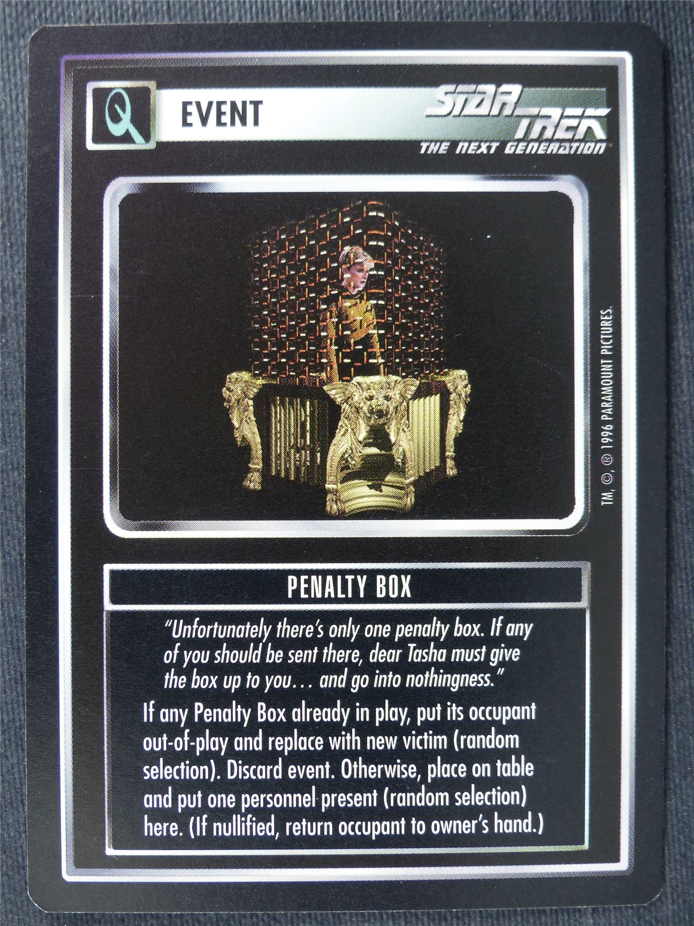Penalty Box - NG - Star Trek Cards #Z3