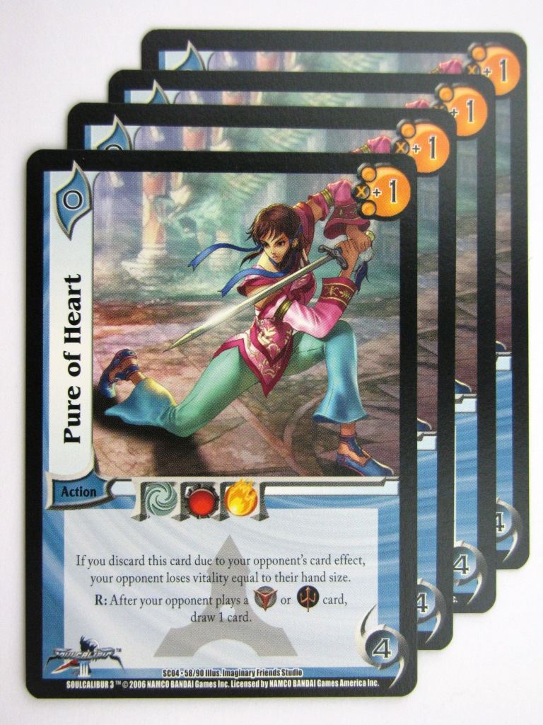 UFS Cards: PURE OF HEART 58/90 x4 # 28H79