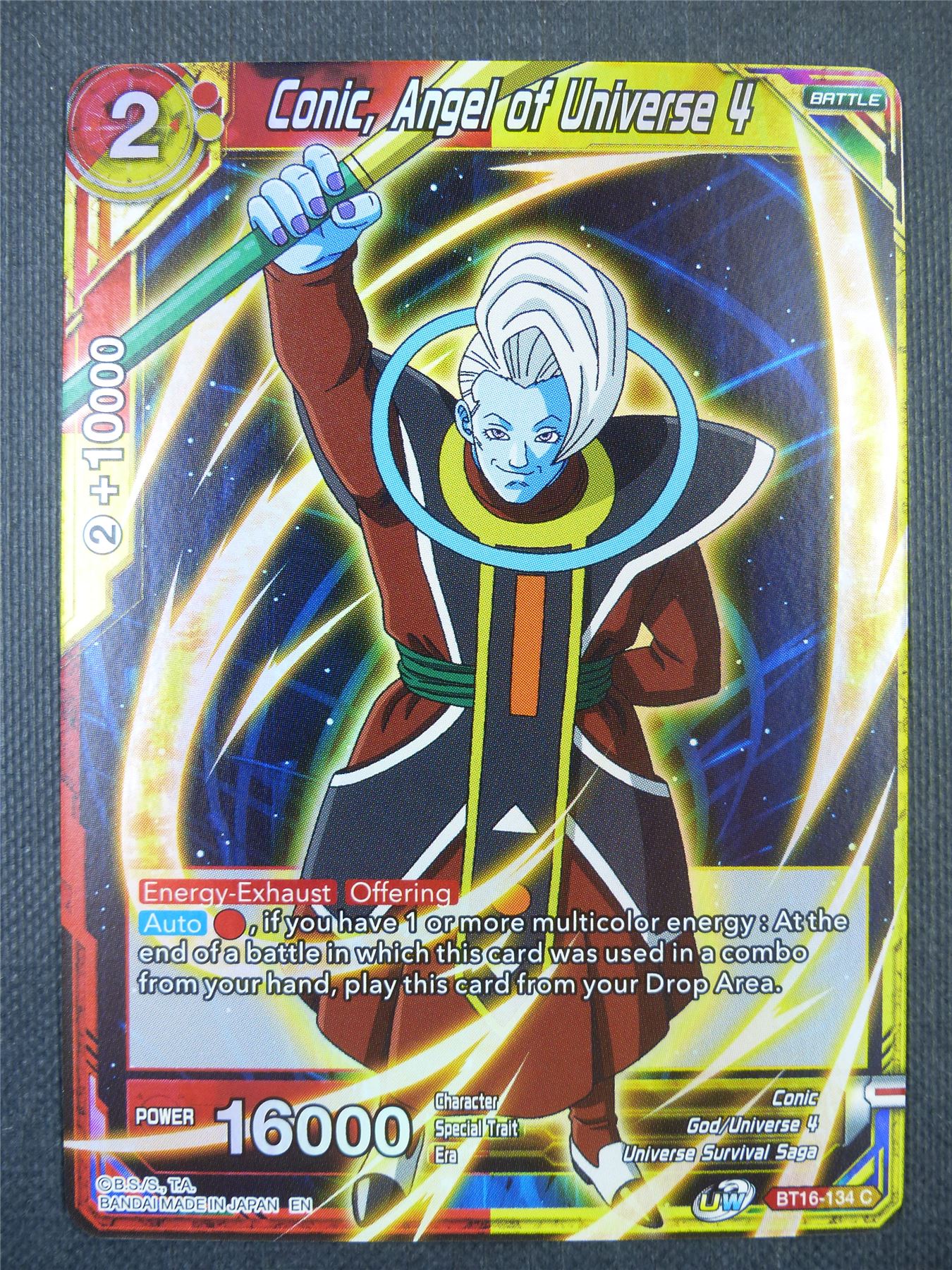 COnic Angel of Universe 4 Foil - Dragon Ball Super Card #7XW
