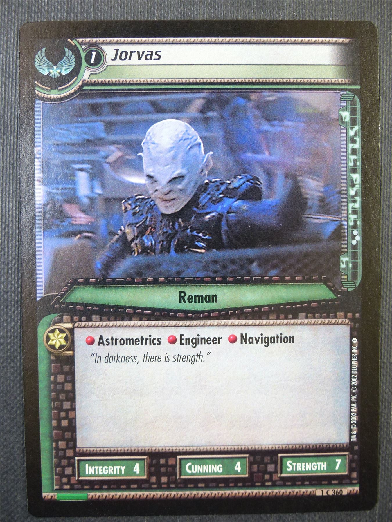 Jorvas - Star Trek Card #6P0