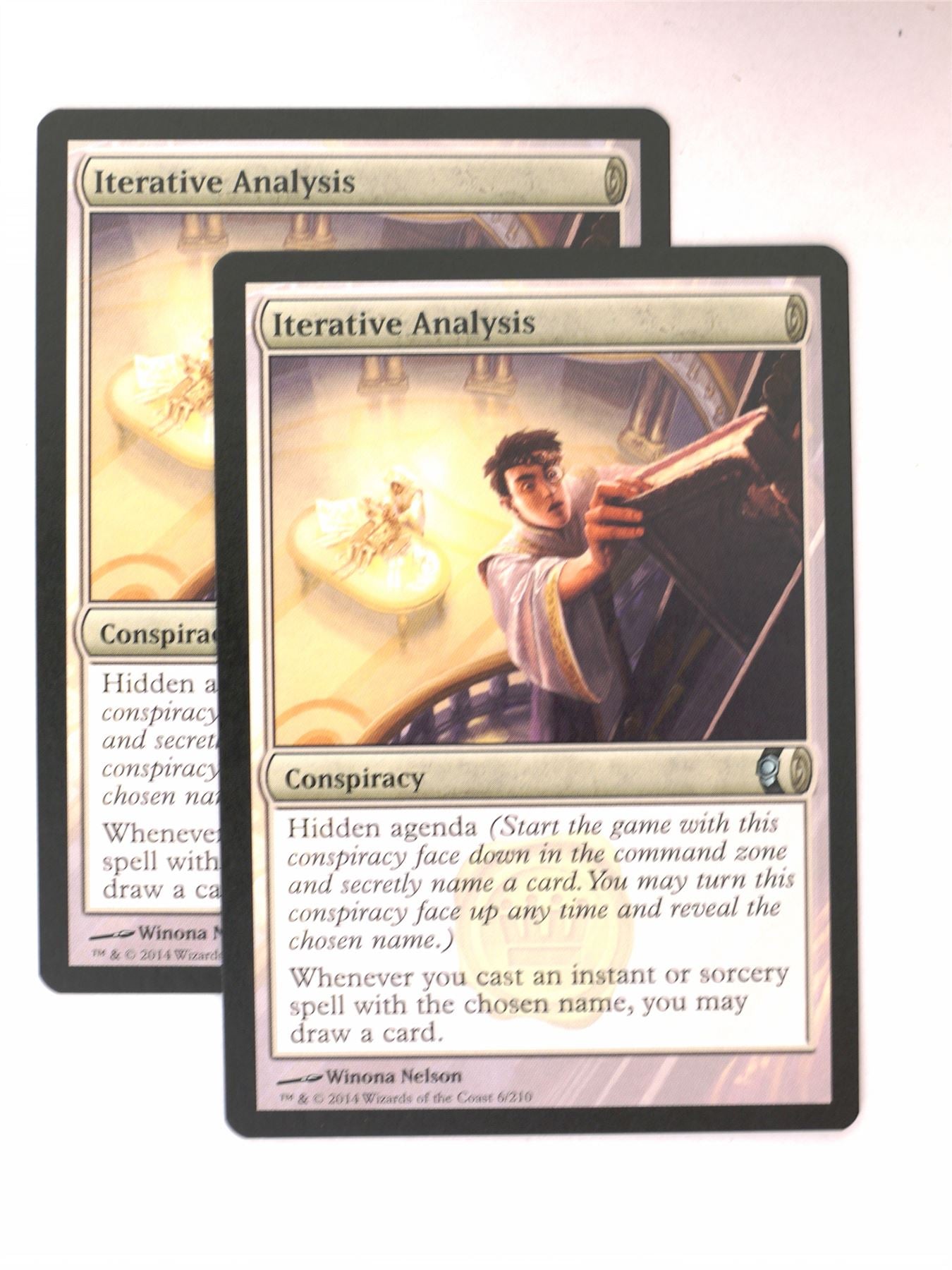 Mtg - Conspiracy - 2x Iterative Analysis Archeron Mtg - Conspiracy - 2x Iterative Analysis Archeron