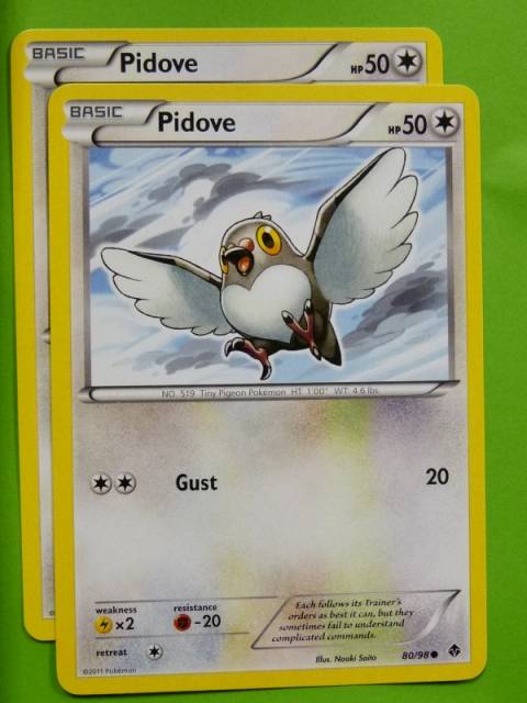 pidove pokemon card value POKEMON B&W Emerging Powers x2
