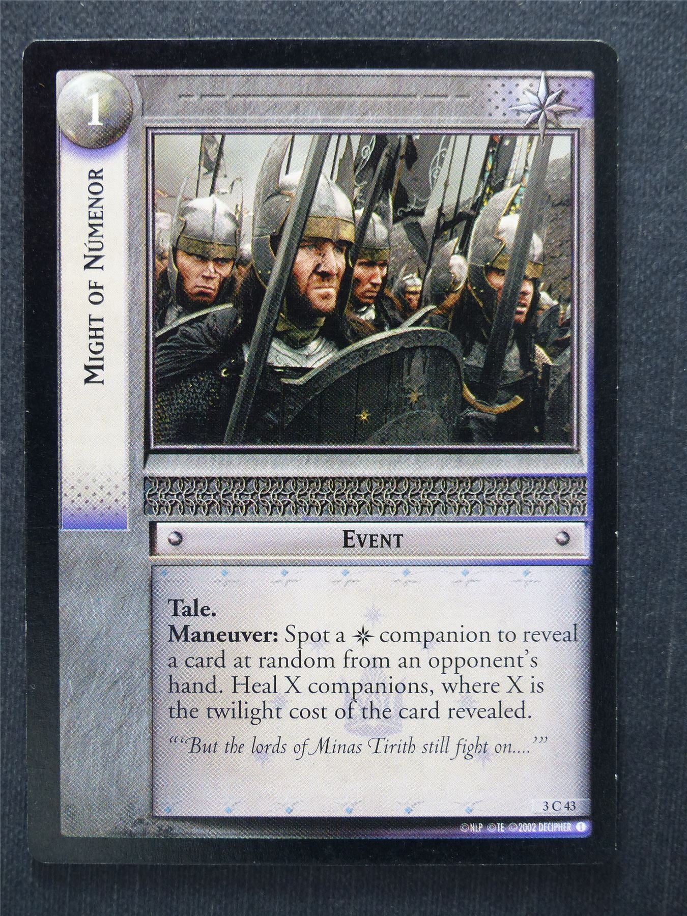 Might of Numenor 3 C 43 - LotR Cards #ON
