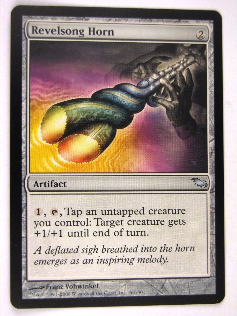 MTG Magic: the Gathering Cards: REVELSONG HORN: SHM