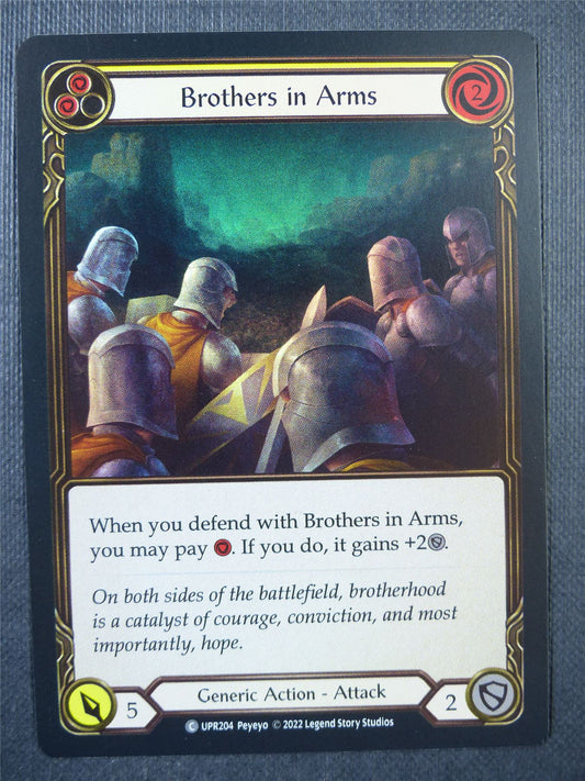 Brothers in Arms UPR024 Foil - Yellow - Flesh & Blood Card #6V6