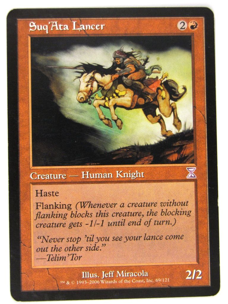 MTG Magic: The Gathering Cards: SUQ'ATA LANCER: TSP
