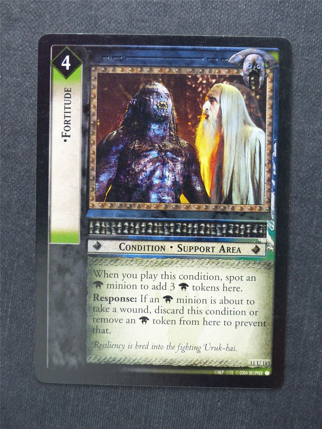 Fortitude 11 U 185 - LotR Cards #2H