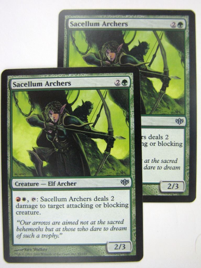 MTG Magic Cards: SACELLUM ARCHERS x2 # 8G74