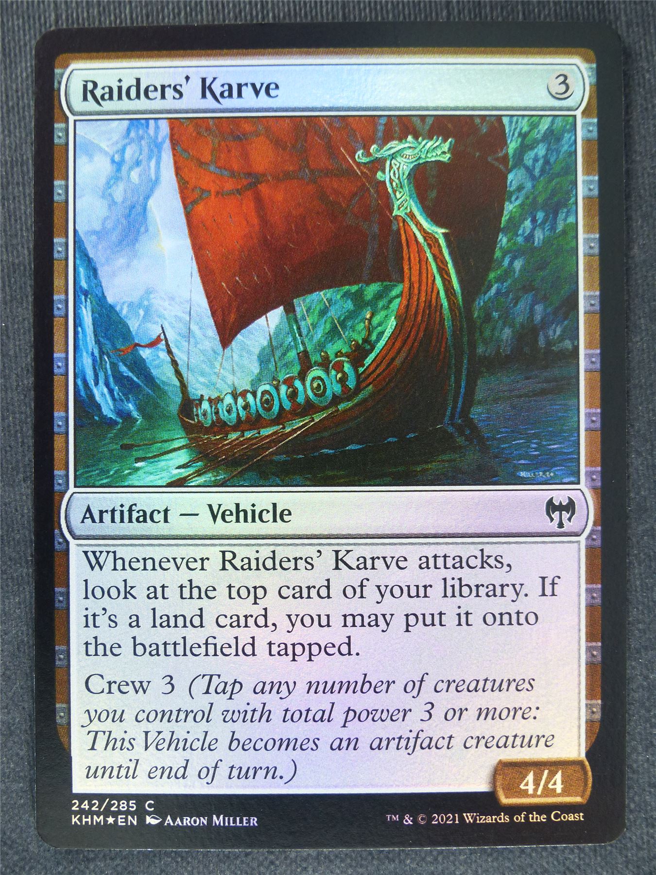 Raiders' Karve Foil Collector