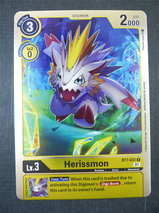Herissmon BT7-031 R - Digimon Card #1ZU