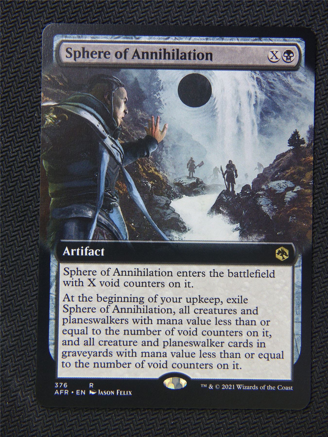 Sphere of Annihiliation Extended Art - Mtg Forgotten Realms #1DY Archeron Sphere of Annihiliation Extended Art - Mtg Forgotten Realms #1DY Archeron