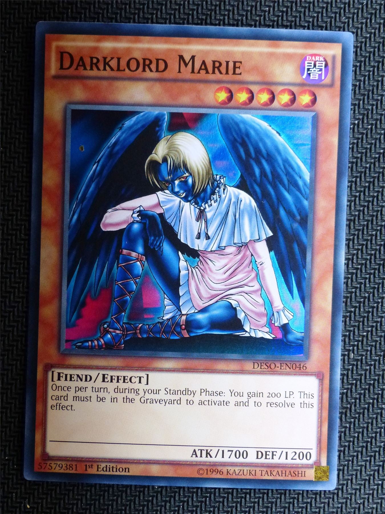 Darklord Marie - DESO - Super Rare - Yugioh Card # 1D85