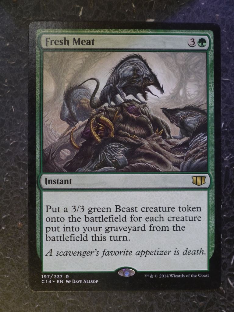 MTG Magic Cards: FRESH MEAT RARE # 6H43