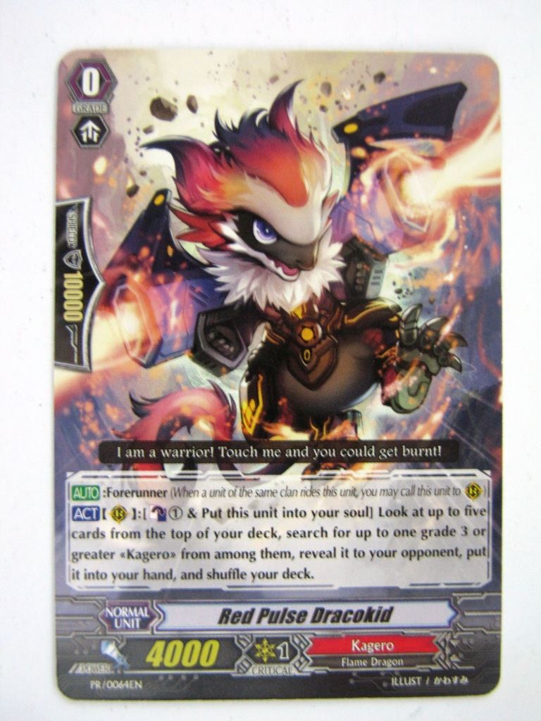 Vanguard Promo Cards: RED PULSE DRACOKID # 13H75