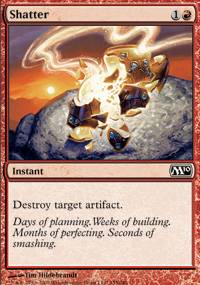 Mtg Magic Card: M10 : Shatter