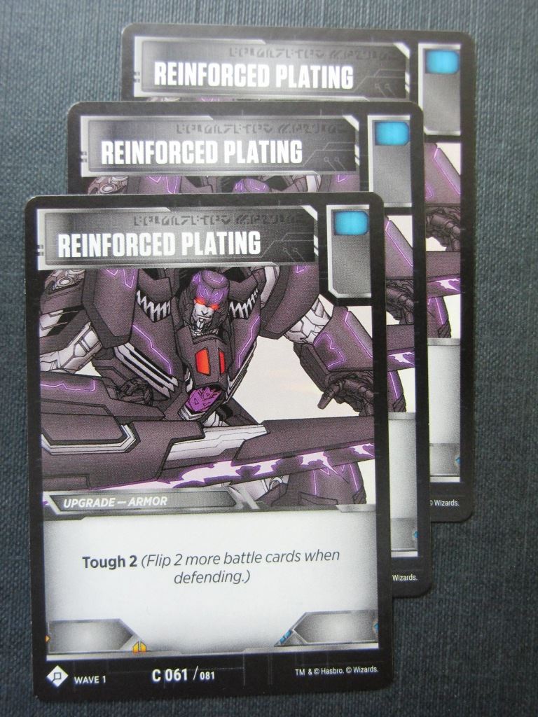 Reinforced Plating C 061/081 x3 - Transformers Cards # 7F22