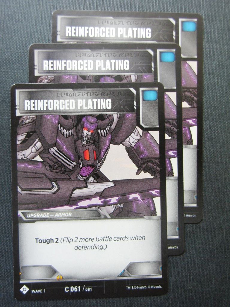 Reinforced Plating C 061/081 x3 - Transformers Cards # 7F22