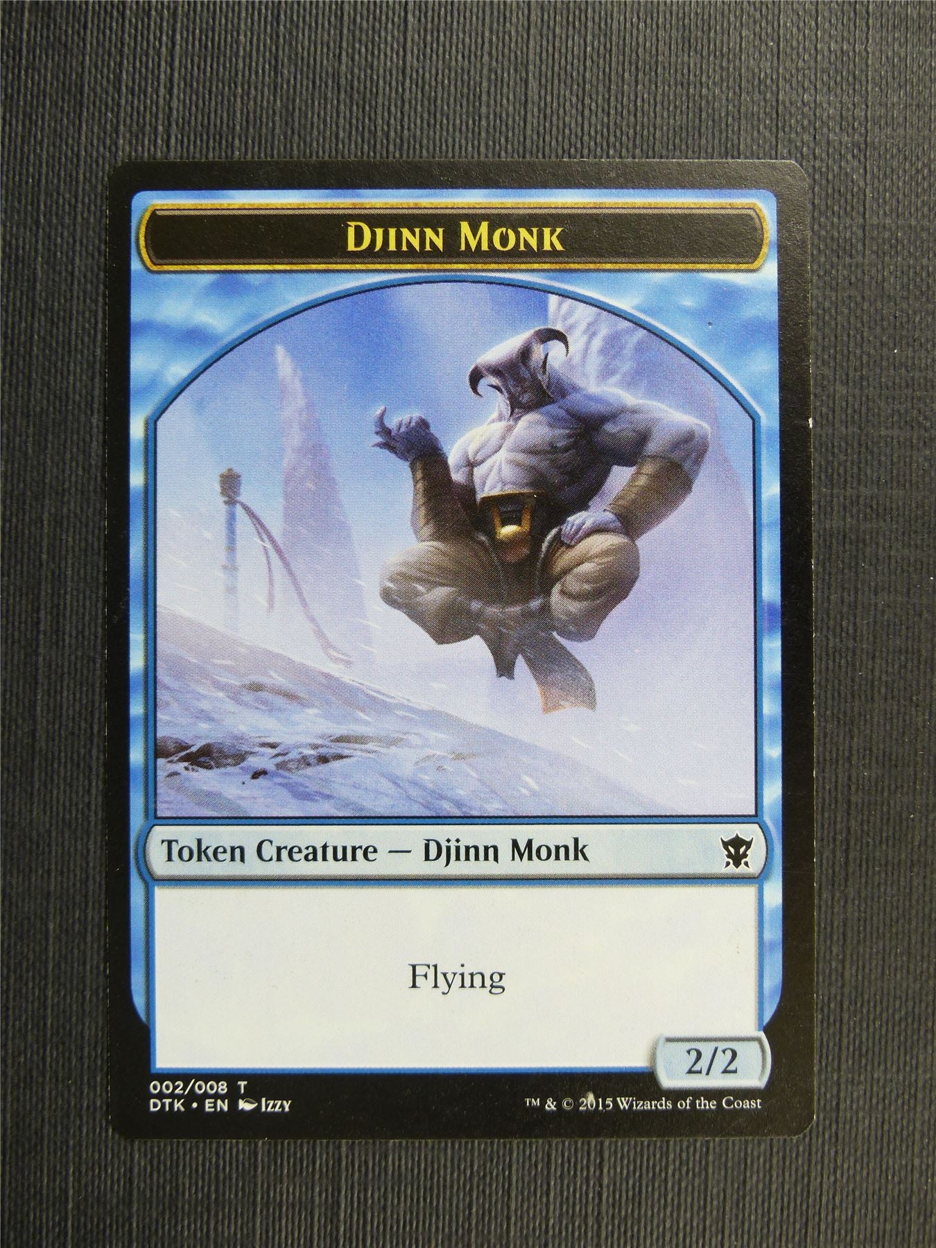 Djinn Monk - Token - Mtg Magic Cards #3SA