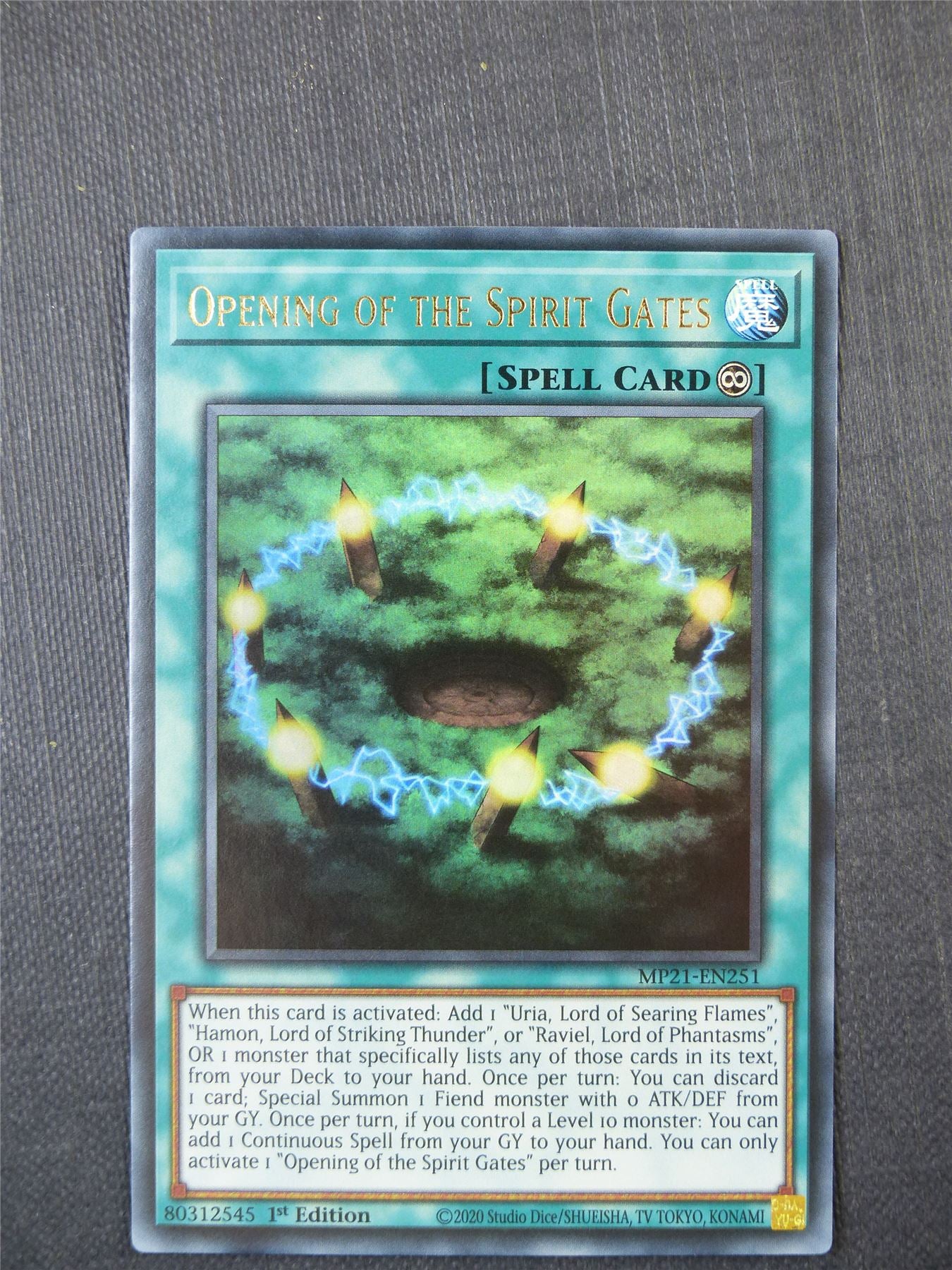 Opening of the Spirit Gates - Yugioh Card #9IB