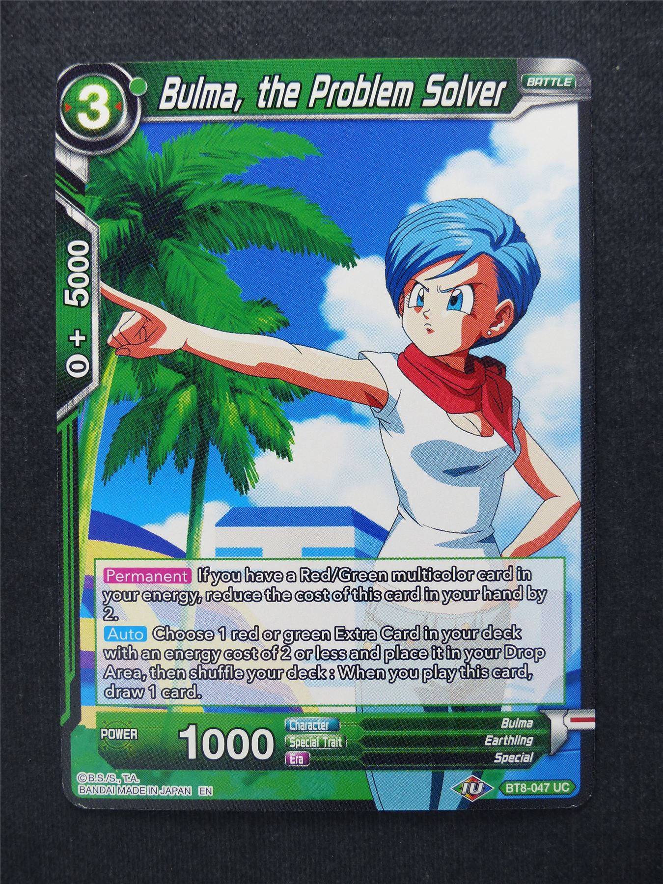 Bulma the Problem Solver - Dragon Ball Super Cards #YR