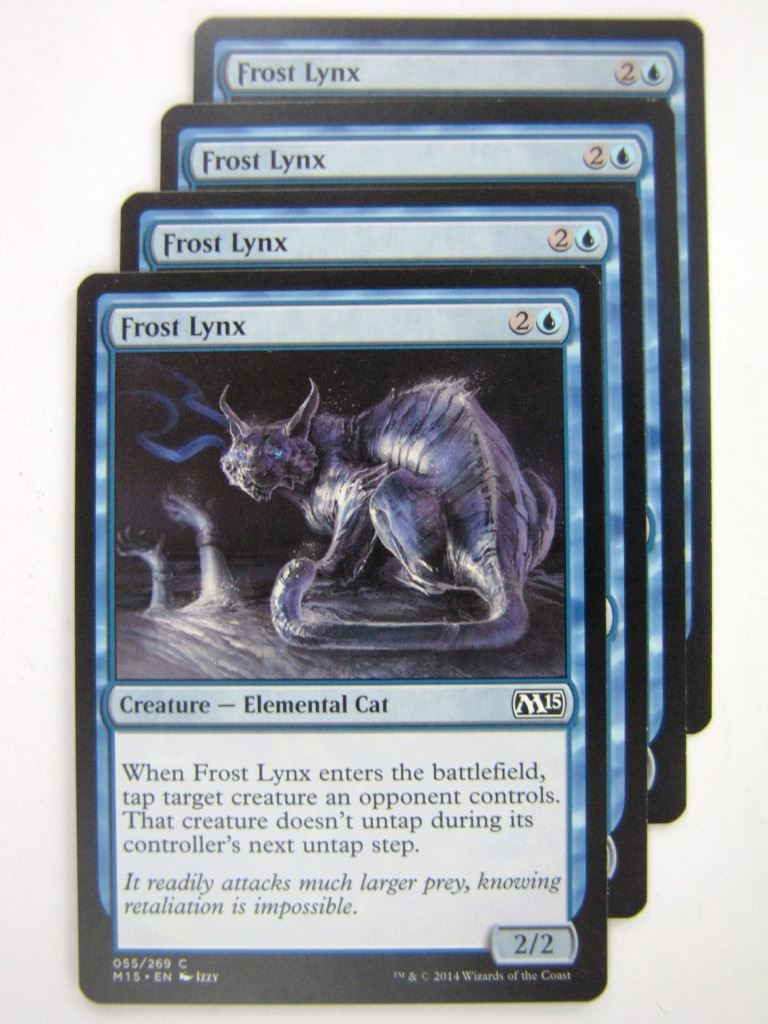 MTG Magic Cards: FROST LYNX x4 # 8E86