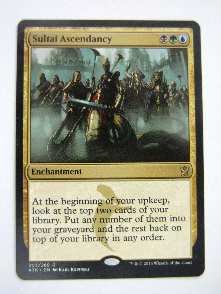 MTG Magic Played Cards: SULTAI ASCENDANCY # 6J2
