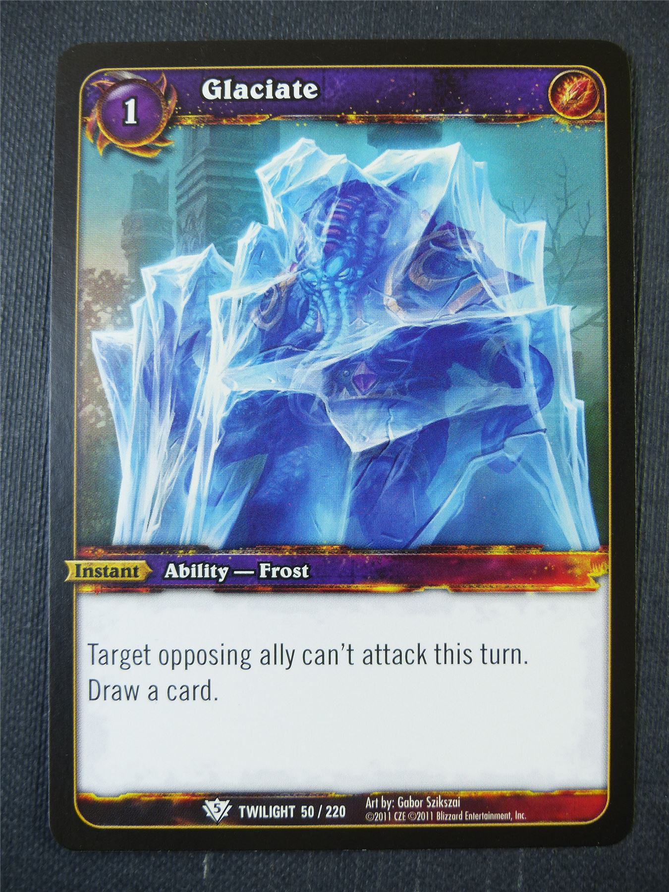 Glaciate 50/220 - WoW Card #14C