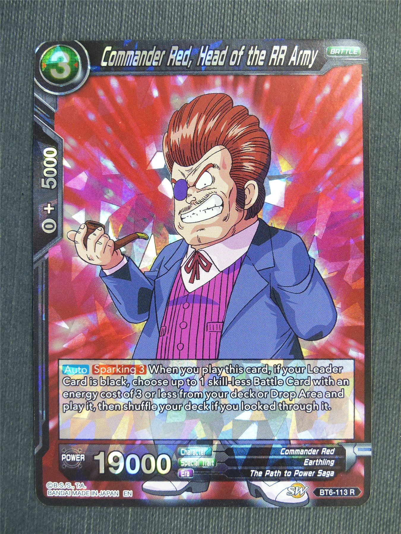 Commander Red Head of the RR Army R - Dragon Ball Super Cards #47T
