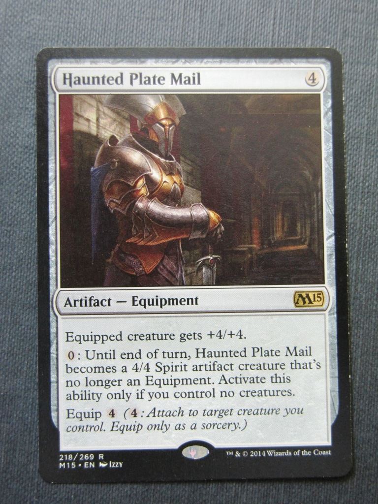 Haunted Plate Mail - Mtg Magic Cards #E1