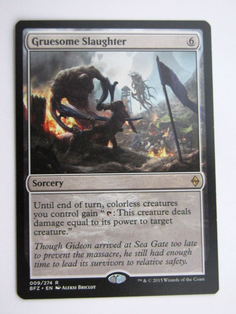 MTG Magic Cards: GRUESOME SLAUGHTER # 36H3