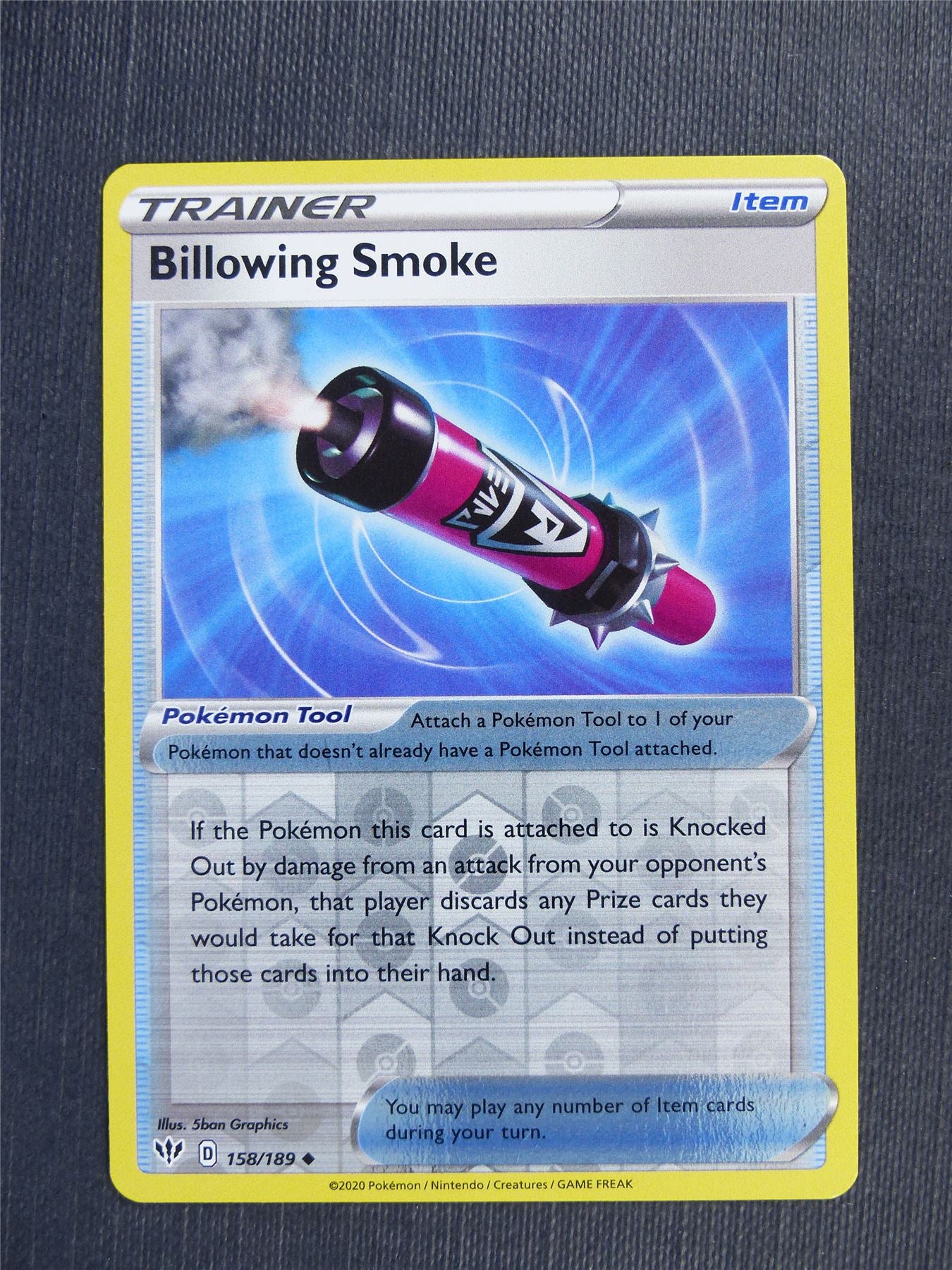 Billowing Smoke 158/189 - DAA - Pokemon Card #3AO