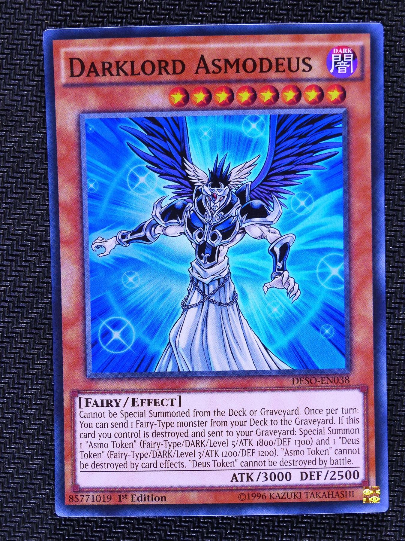 Darklord Esmodeus - DESO - Super Rare - Yugioh Card # 1B69