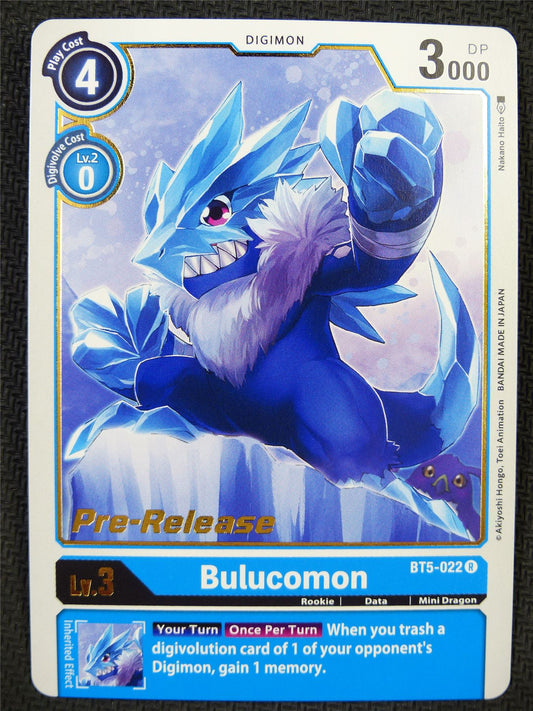 Bulucomon BT5-022 R Pre-Release Promo - Digimon Card #5QW