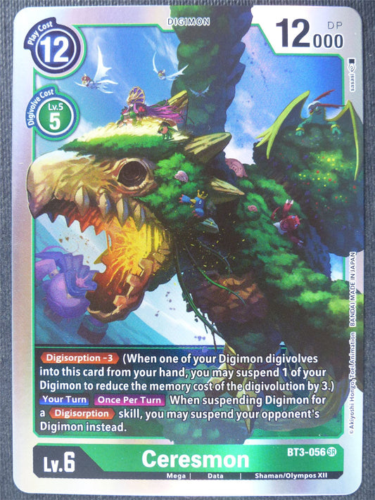 Ceresmon BT3-056 SR - Digimon Cards #10O