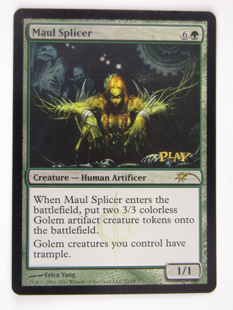 Mtg FOIL - MAUL SPLICER promo - played