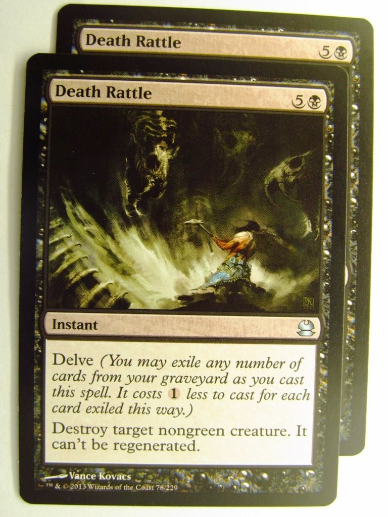 MTG magic the gathering CCG: DEATH RATTLE x2: MODERN MASTERS