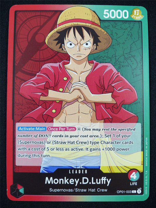 Monkey.D.Luffy OP01-003 - One Piece Card #28R