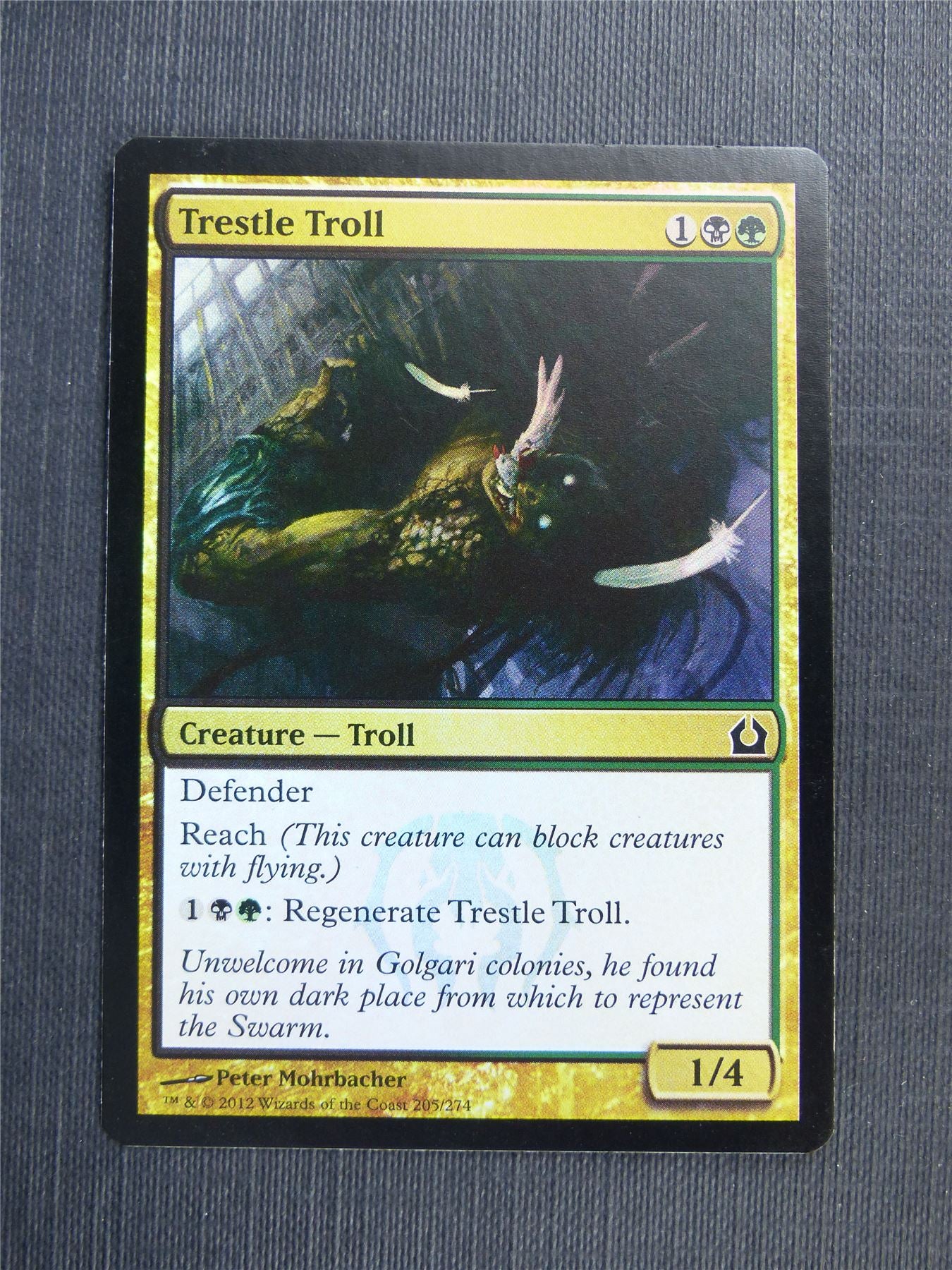 Trestle Troll Foil - Mtg Magic Cards #5AF