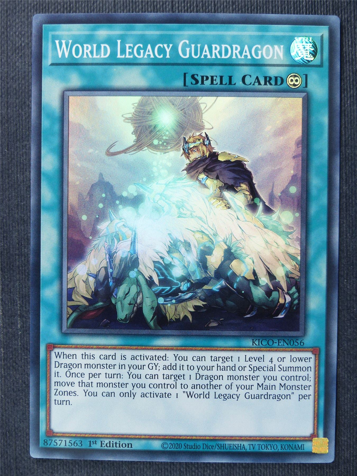 World Legacy Guardragon KICO Super Rare - 1st ed Yugioh Cards #35C Archeron World Legacy Guardragon KICO Super Rare - 1st ed Yugioh Cards #35C Archeron