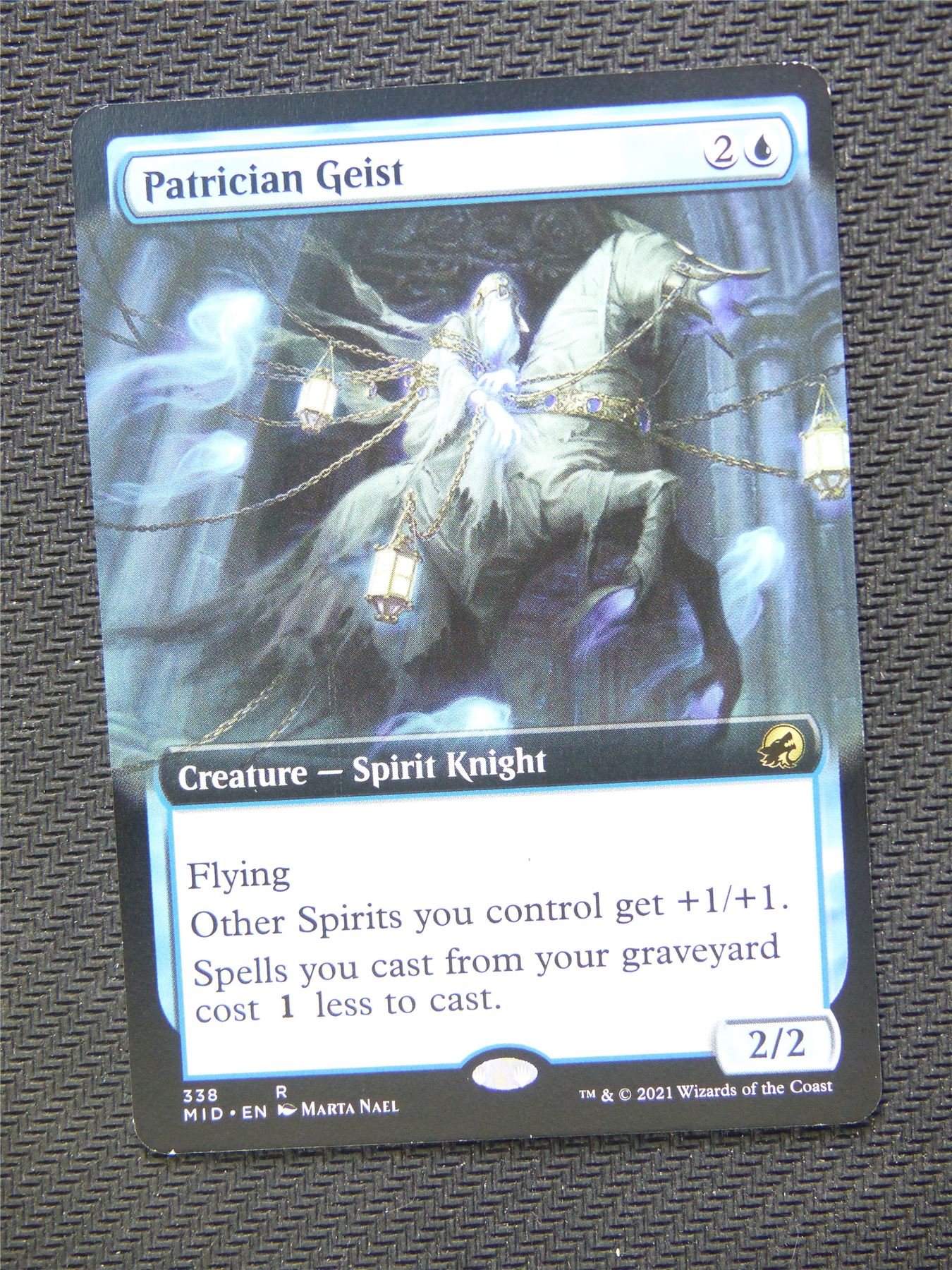Patrician Geist Extended Art - Innistrad - Mtg Card #3KW